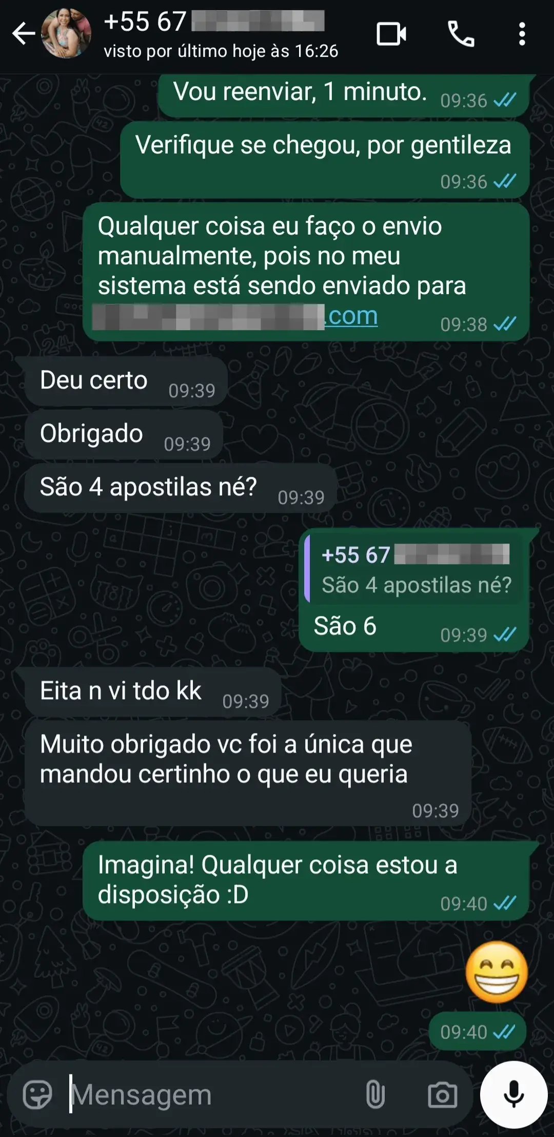 Feedback do cliente 2